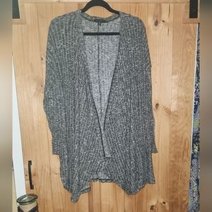 American Eagle Cardigan Sweater Heather Gray Size Large